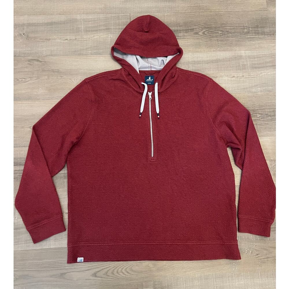 johnnie-O Zoeller Textured Half Zip Hoodie